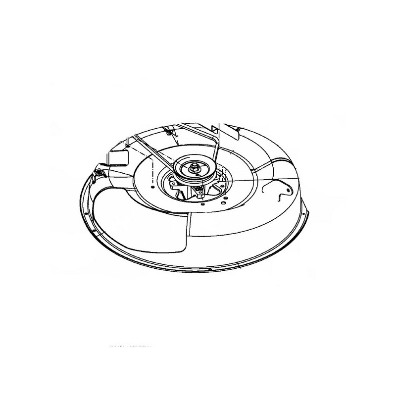 Carter de coupe tracteur tondeuse MasterCut / MTD 60 cm