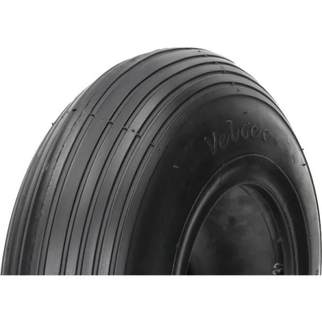 Pneu brouette 400x6 avec chambre à air