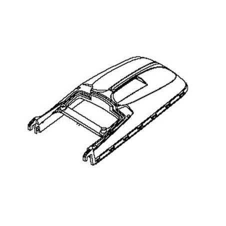 Couvercle bac tondeuse GGP