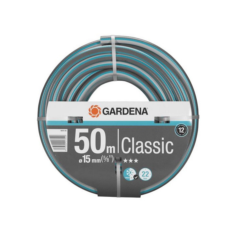 Tuyau arrosage Gardena Classic 50 mètres (5/8")