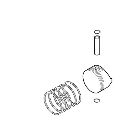 Piston moteur tondeuse GGP
