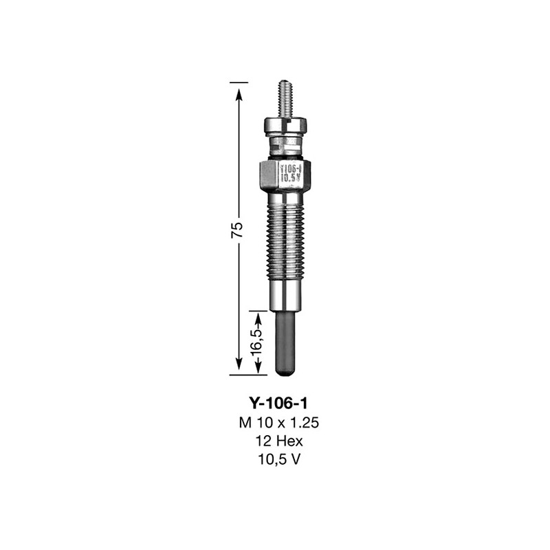 Bougie de préchauffage NGK Y1061