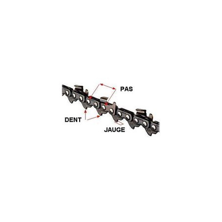 Chaine tronçonneuse 3/8 LP 050 32 Entraineurs