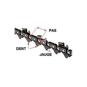 Chaine tronçonneuse 3/8 LP 050 36 Entraineurs