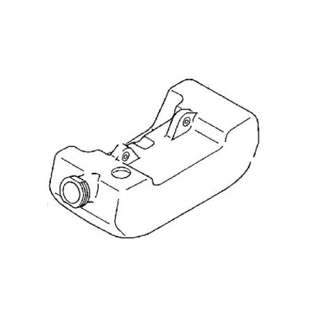 Réservoir de carburant taille haies sur perche Echo