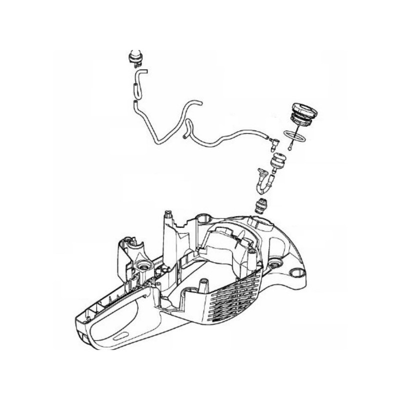 Poignée réservoir d'essence taille-haies Stihl