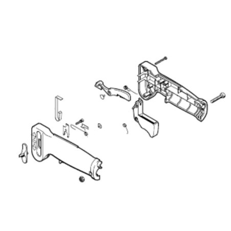 Poignée de commande taille-haies Stihl