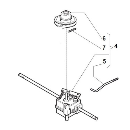 Boitier traction tondeuse GGP