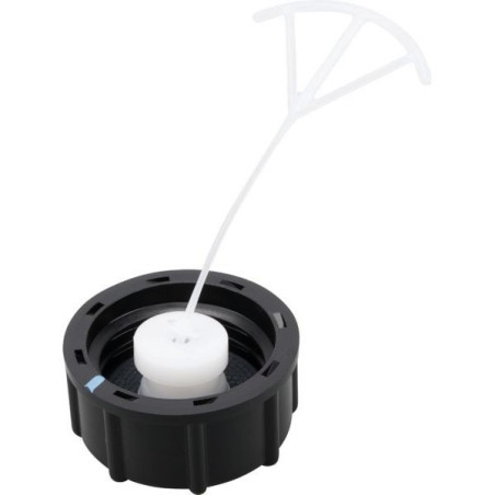 Bouchon De Réservoir Carburant 45 Mm (ext.) / 32 Mm (int.) Pour Débroussailleuse, Taille-haie, Tondeuse - Noir, Plastique Résistant