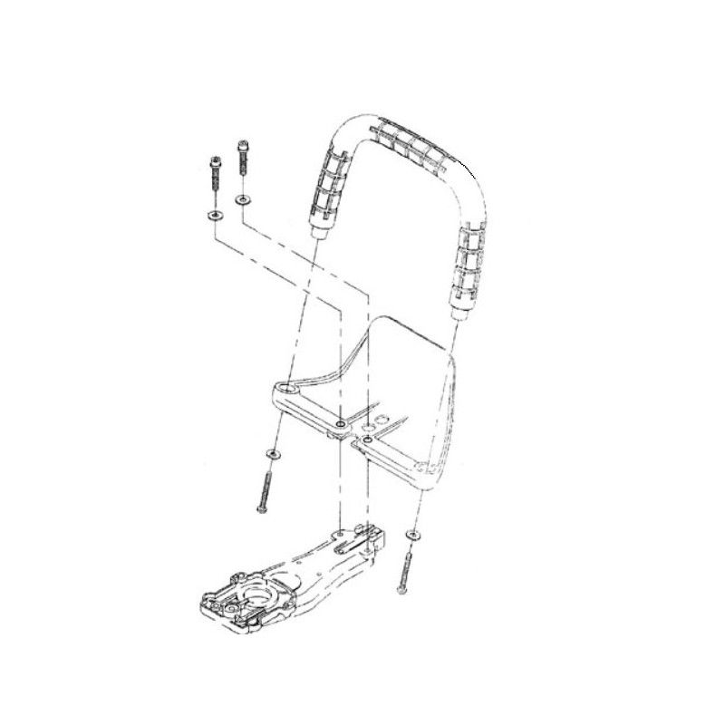 Poignée avant complète taille-haies Shindaiwa