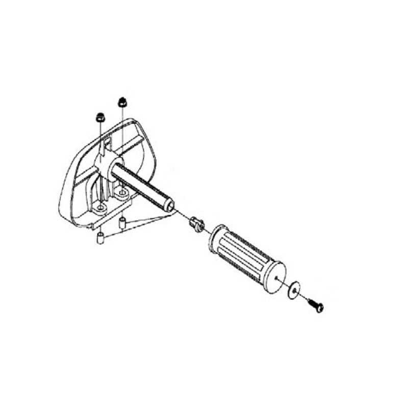 Poignée avant complète taille-haies Shindaiwa