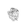 Carburateur taille-haies Shindaiwa AH230S modal atc