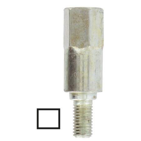 Adaptateur carré 5.1 mm renvoi d'angle débroussailleuse universel