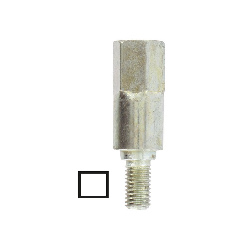 Adaptateur carré 5.1 mm renvoi d'angle débroussailleuse universel