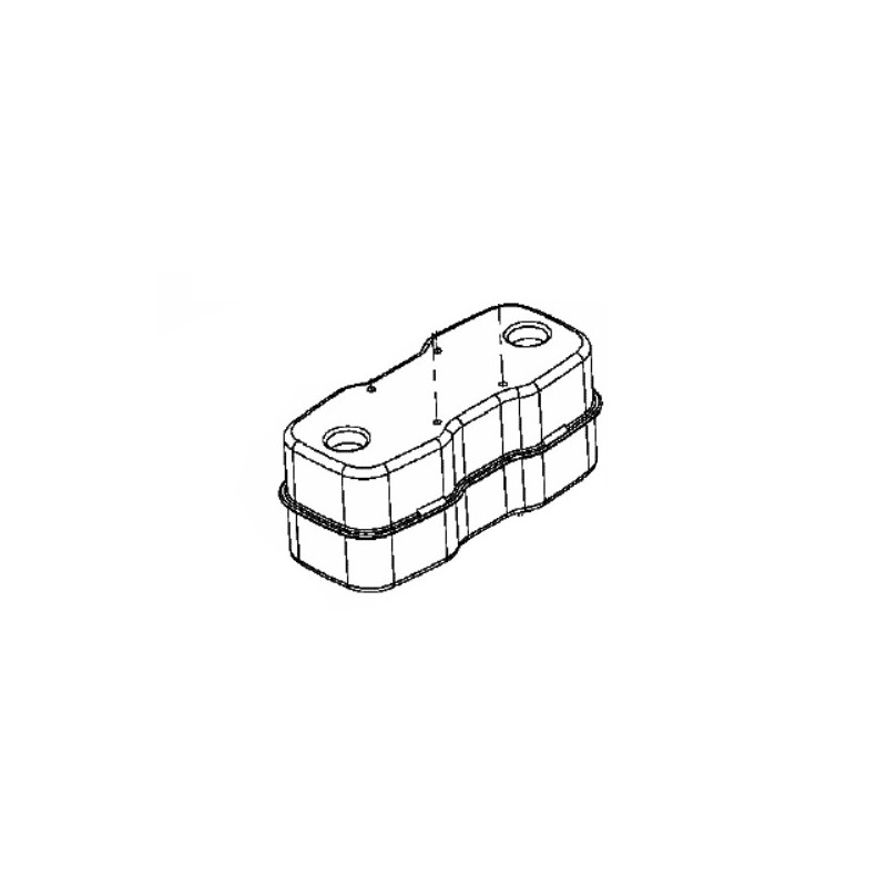 Pot échappement autoportée Cub Cadet