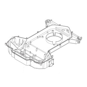 Châssis inférieur robot tondeuse Husqvarna / Gardena