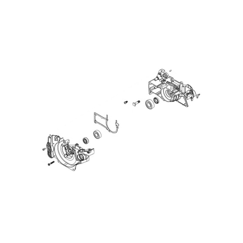 Carter moteur réservoir d'huile tronçonneuse Shindaiwa