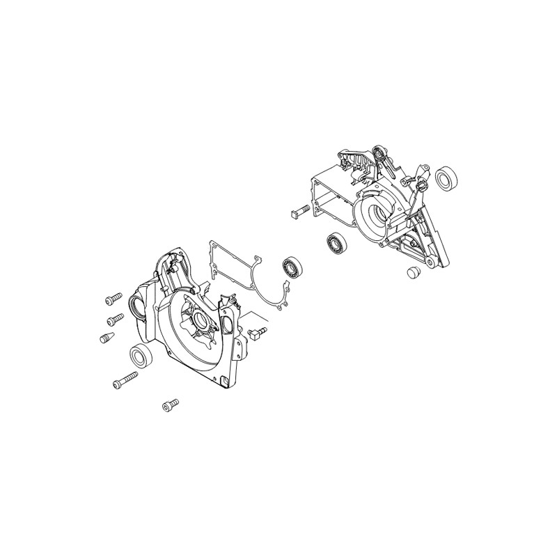 Carter moteur réservoir d'huile tronçonneuse Shindaiwa