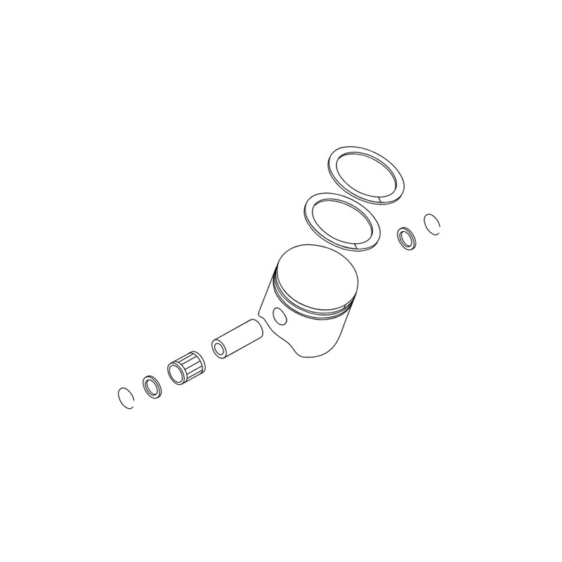 Piston complet tronçonneuse Shindaiwa