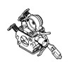 Carburateur C1Q-S217B tronçonneuse thermique Stihl MS171C-BE modal atc