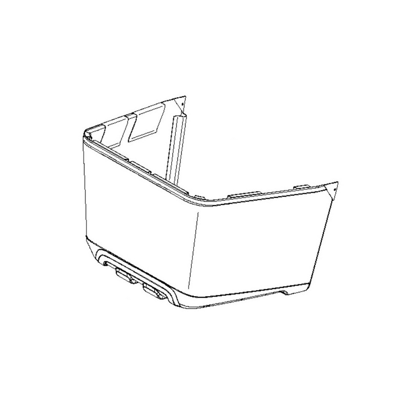 Partie inférieure bac ramassage tracteur tondeuse Husqvarna