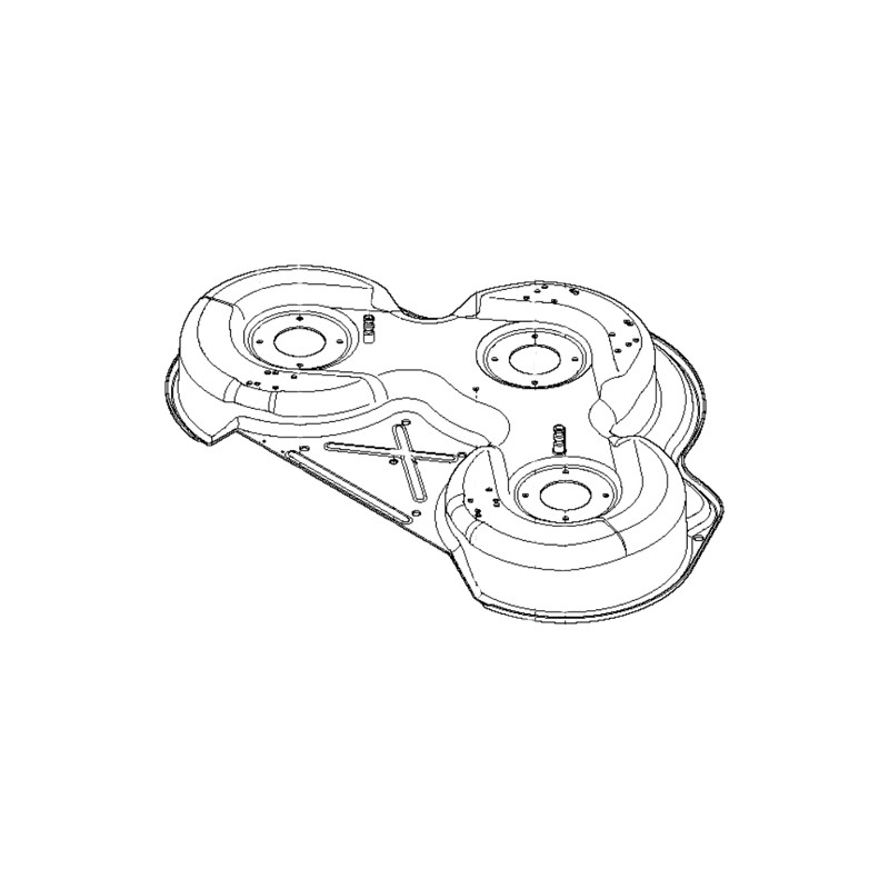 Plateau de coupe nu autoportée McCulloch / Jonsered