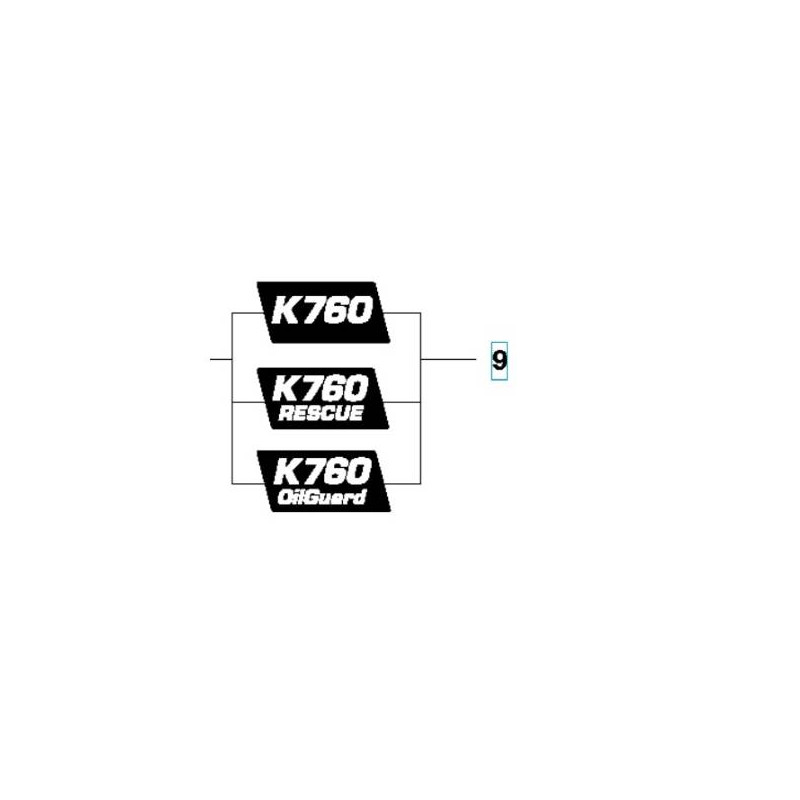 AUTOCOLLANT, "K760" Husqvarna 574231601