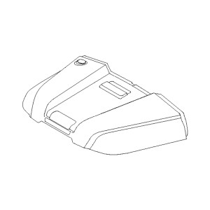 Couvercle bac ramassage autoportée McCulloch