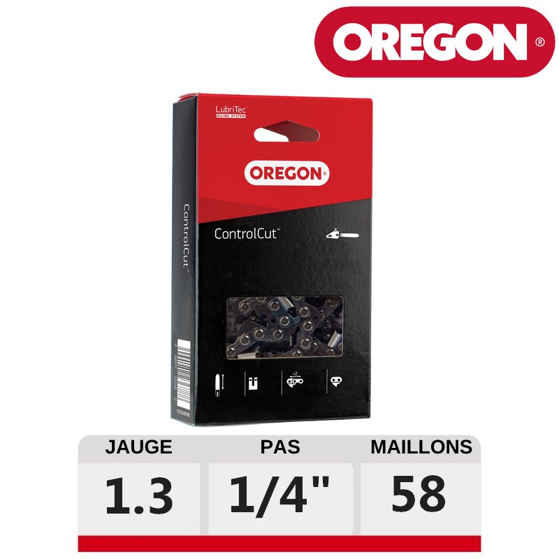 Chaine tronçonneuse 58 dents ControlCut Oregon 25AP