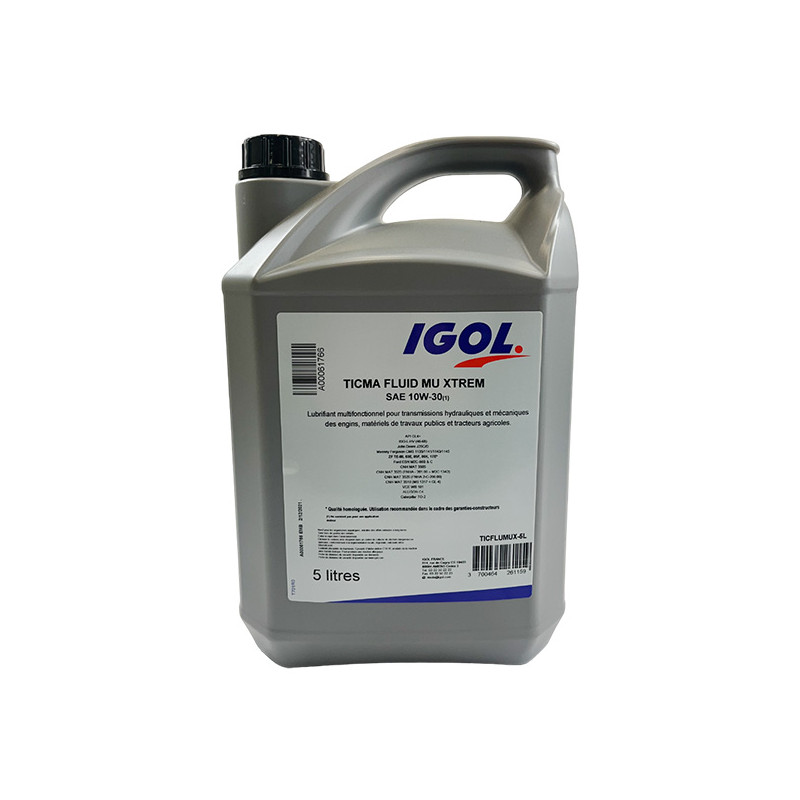 Huile Igol 10W30 boîte Hydrostatique - 5 litres