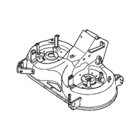 Carter de coupe 122 cm autoportée Honda HF2622