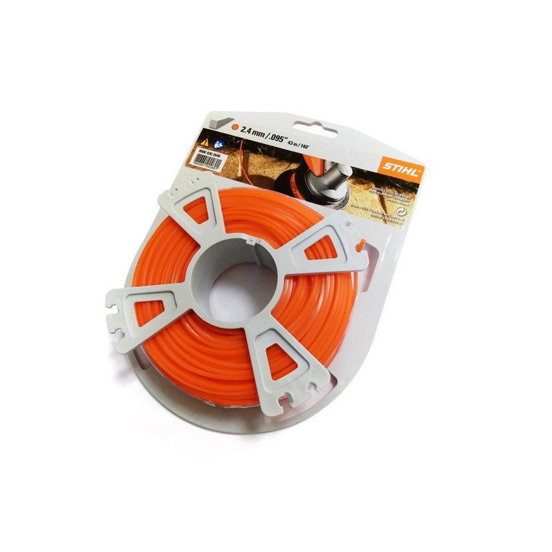 Fil carré débroussailleuse Stihl 2.4 mm