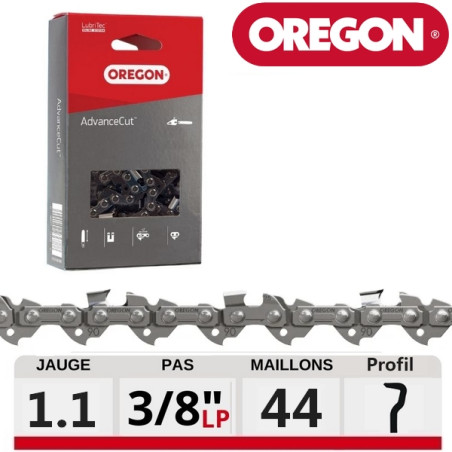 Chaine tronçonneuse 44 dents AdvanceCut Oregon 90PX044E