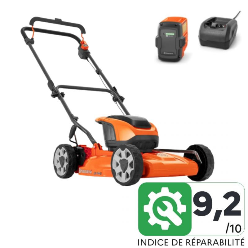 Tondeuse mulching Husqvarna LB144i | Pack (Batterie + Chargeur)