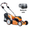 Pack tondeuse Oleo Mac Gi548P avec chargeur et batterie 4Ah - coupe 46 cm modal atc