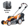Pack tondeuse Oleo Mac Gi548V avec chargeur et batterie 8Ah - coupe 46 cm modal atc