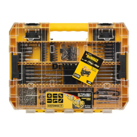 Coffret 135 pièces pour visseuse Dewalt Toughcase