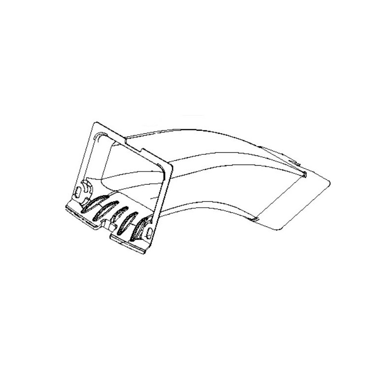 Tuyau d'éjection tracteur tondeuse Mc Culloch éjection arrière