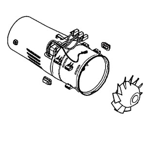 MOTOR ASSY KIT 325IB/525IB MAR Husqvarna 588009904