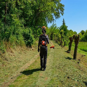 Débroussailleuse à dos thermique Echo RM520ES - (tête à fil, couteau, poignée) moteur 50.2cm³