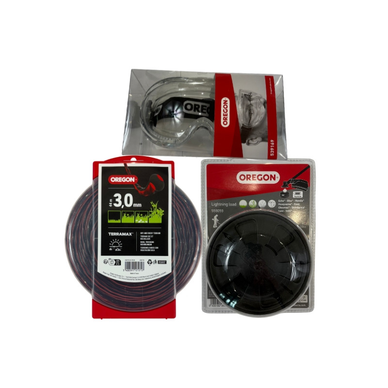 Pack tête à fil débroussailleuse Oregon Lightning Load + 1 bobine de fil universel