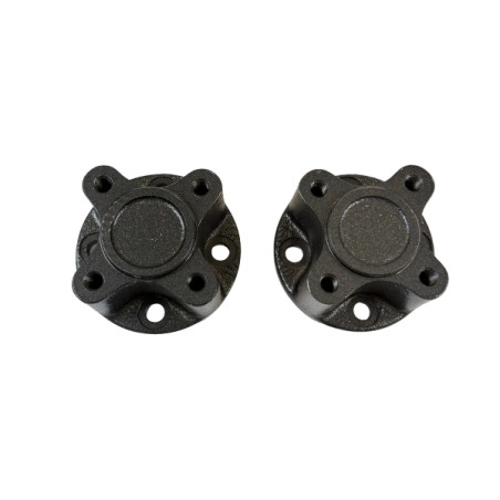 Paire de moyeux de roue fixe 50 mm, pour motoculteur STAUB