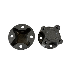 Paire de moyeux de roue fixe 50 mm, pour motoculteur STAUB