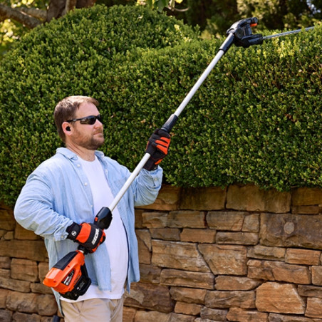 Taille-haie sur perche à batterie Echo DCHCA310, coupe 49cm