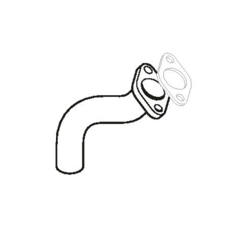 Tube échappement moteur Stiga / Alpina 118738269/0