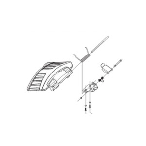 KIT DE PLAQUES PLAQUE DE DÉCHARGE LATÉRALE Husqvarna 598684112