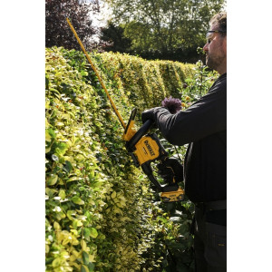 Taille haies avec déflecteur Dewalt 18V lamier 60 cm - DCMHT567N-XJ