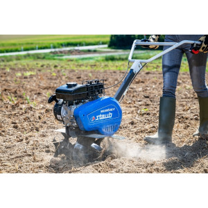 Motobineuse Staub Maxibeche K, largeur de travail  22 à 45 cm, moteur 80 cm3