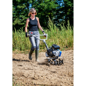 Motobineuse Staub Maxibeche K, largeur de travail  22 à 45 cm, moteur 80 cm3