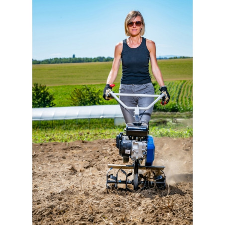 Motobineuse Staub Maxibeche K, largeur de travail  22 à 45 cm, moteur 80 cm3